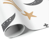 宇宙船から月の包み紙 ラッピングペーパー (ロールコーナー)