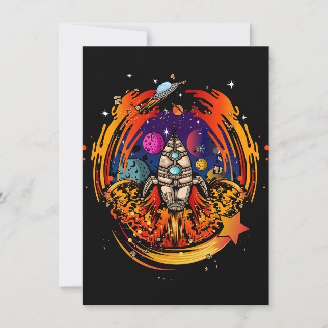 宇宙船から爆発させる (正面)