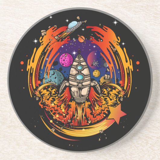 宇宙船から爆発させる コースター (正面)