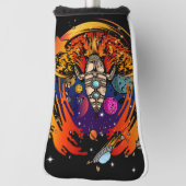 宇宙船から爆発させる ゴルフヘッドカバー (回転90)