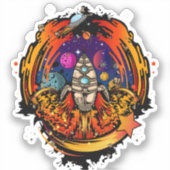 宇宙船から爆発させる シール (正面)