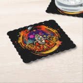 宇宙船から爆発させる ペーパーコースター (アングル)