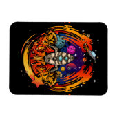 宇宙船から爆発させる マグネット (横)