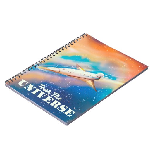 宇宙船で宇宙を旅する ノートブック (左側)
