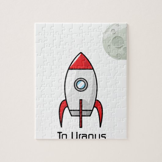 宇宙船と惑星 ジグソーパズル (縦)