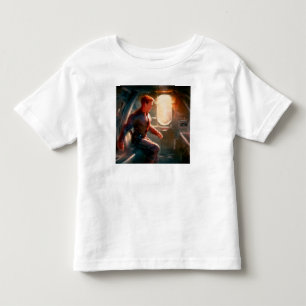 宇宙船に乗るSFヒーロー1 トドラーTシャツ