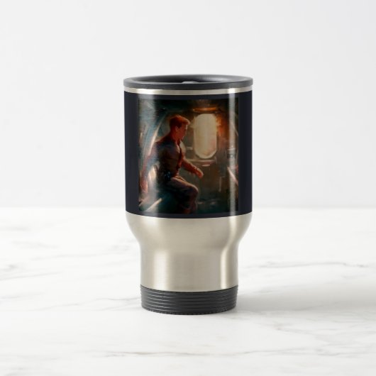 宇宙船に乗るSFヒーロー1 トラベルマグ (中央)