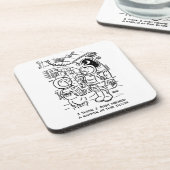 宇宙船のスペースマンがドアをノックするのを聞く コースター (左側)