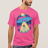 宇宙船のトラクタービームターキー Tシャツ (正面)