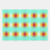 宇宙船の再突入プラズマのフィールドカラーズアート ラッピングペーパーシート (正面2)