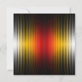 宇宙船の再突入プラズマのフィールドカラーパターンアート カード (正面)