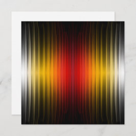 宇宙船の再突入プラズマのフィールドカラーパターンアート カード