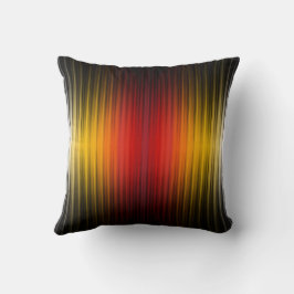 宇宙船の再突入プラズマのフィールドカラーパターンアート クッション