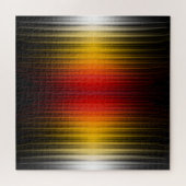 宇宙船の再突入プラズマのフィールドカラーパターンアート ジグソーパズル (横)