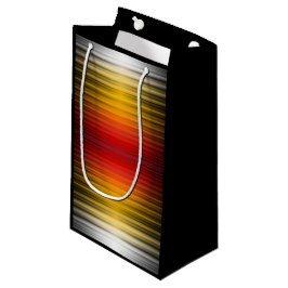 宇宙船の再突入プラズマのフィールドカラーパターンアート スモールペーパーバッグ