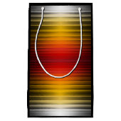 宇宙船の再突入プラズマのフィールドカラーパターンアート スモールペーパーバッグ (正面)