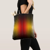 宇宙船の再突入プラズマのフィールドカラーパターンアート トートバッグ (クローズアップ)