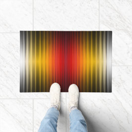 宇宙船の再突入プラズマのフィールドカラーパターンアート ドアマット