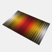 宇宙船の再突入プラズマのフィールドカラーパターンアート ドアマット (アングル)