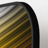 宇宙船の再突入プラズマのフィールドカラーパターンアート ピックルボールラケット (左詳細)