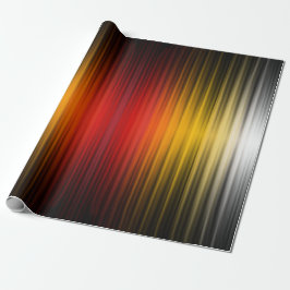 宇宙船の再突入プラズマのフィールドカラーパターンアート ラッピングペーパー