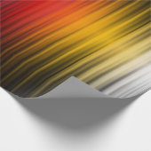 宇宙船の再突入プラズマのフィールドカラーパターンアート ラッピングペーパー (角)