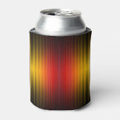 宇宙船の再突入プラズマのフィールドカラーパターンアート 缶クーラー (缶正面)
