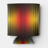 宇宙船の再突入プラズマのフィールドカラーパターンアート 缶クーラー (正面)