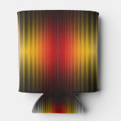 宇宙船の再突入プラズマのフィールドカラーパターンアート 缶クーラー (裏面)