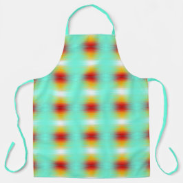 宇宙船の再突入プラズマのフィールドカラー抽象芸術 エプロン