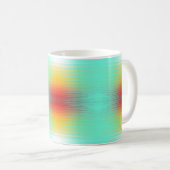 宇宙船の再突入プラズマのフィールドカラー抽象芸術 コーヒーマグカップ (正面右)