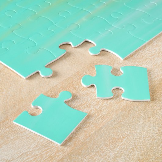 宇宙船の再突入プラズマのフィールドカラー抽象芸術 ジグソーパズル (側面)