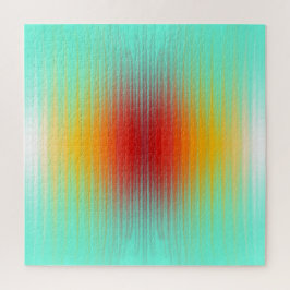 宇宙船の再突入プラズマのフィールドカラー抽象芸術 ジグソーパズル