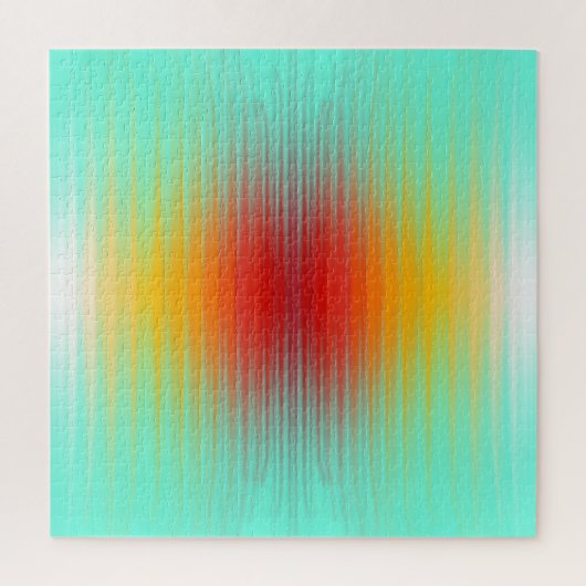 宇宙船の再突入プラズマのフィールドカラー抽象芸術 ジグソーパズル (縦)