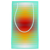 宇宙船の再突入プラズマのフィールドカラー抽象芸術 スモールペーパーバッグ (正面)