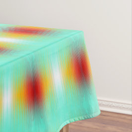 宇宙船の再突入プラズマのフィールドカラー抽象芸術 テーブルクロス