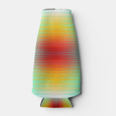 宇宙船の再突入プラズマのフィールドカラー抽象芸術 ボトルクーラー (正面)