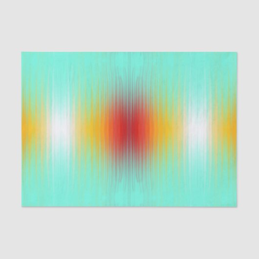 宇宙船の再突入プラズマのフィールドカラー抽象芸術 薄葉紙 (正面)