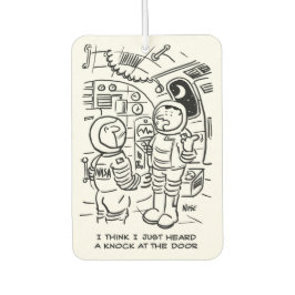 宇宙船の宇宙人がノックを聞く カーエアーフレッシュナー