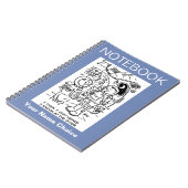 宇宙船の宇宙人がノックを聞く ノートブック (左側)