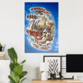 宇宙船の崩壊 ポスター (ホームオフィス)