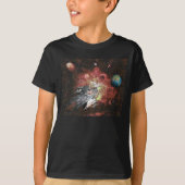 宇宙船の惑星の宇宙科学の子供のTシャツ Tシャツ (正面)