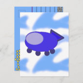 宇宙船の旅 ポストカード (正面/裏面)