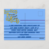 宇宙船の旅 ポストカード (裏面)