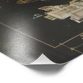 宇宙船の暗い図 フォトプリント            (角)