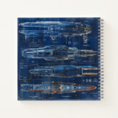 宇宙船の設計図 ノートブック (裏面)