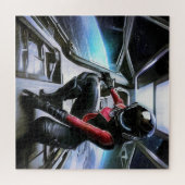 宇宙船のSFヒーロー(2) ジグソーパズル (横)