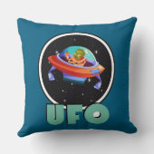 宇宙船を飛ぶUFO クッション (裏面)