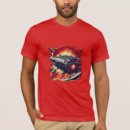宇宙船アドベンチャー Tシャツ (正面)