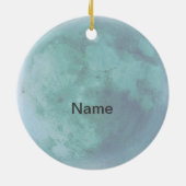 宇宙船エイリアン犬の誘拐 セラミックオーナメント (裏面)